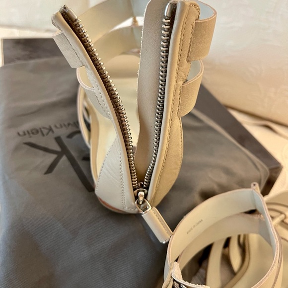 Calvin Klein Gladiator Sandals in Pale Flesh Color - Picture 9 of 9